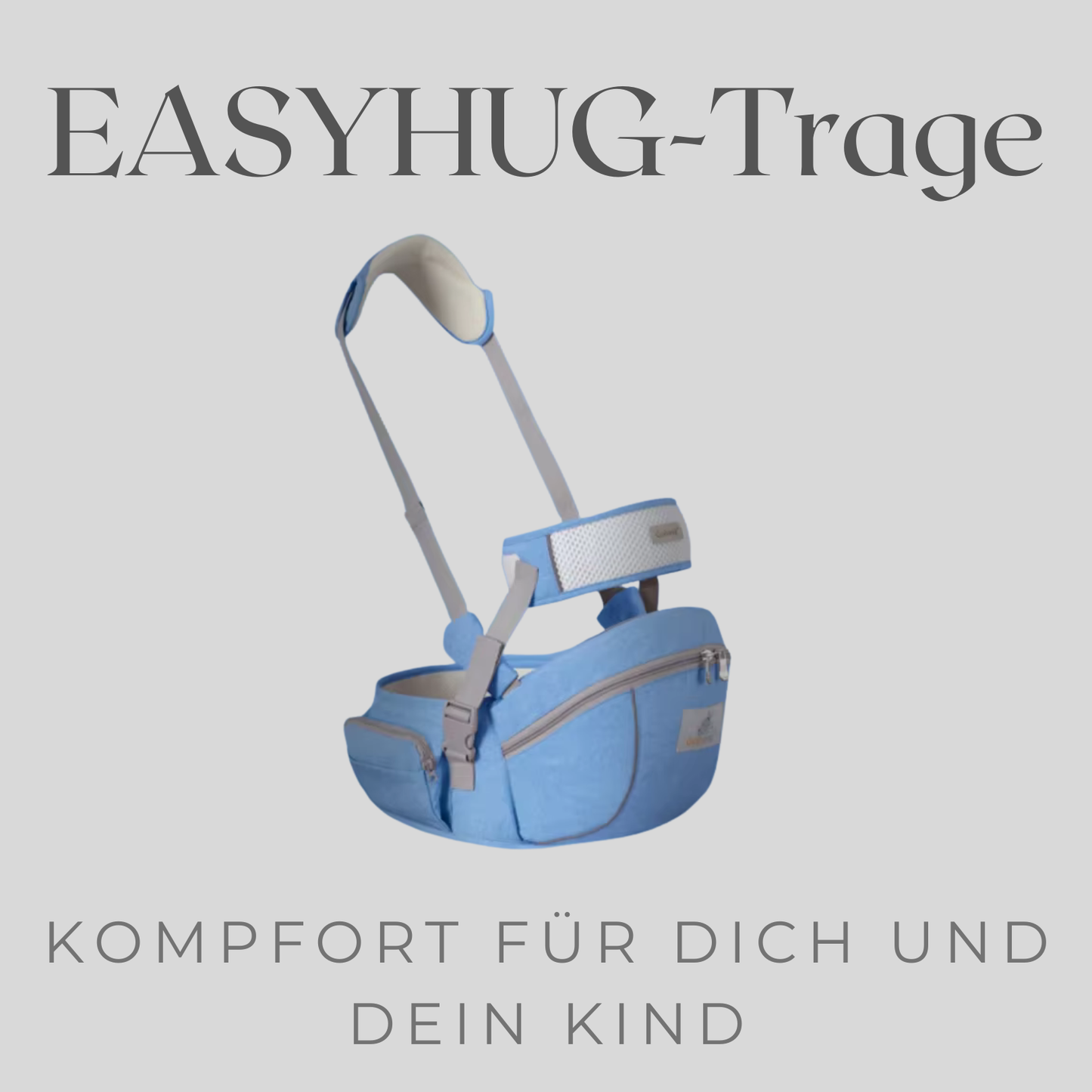 EasyHug-Trage Ergonomischer Hüftsitz für dein Kind