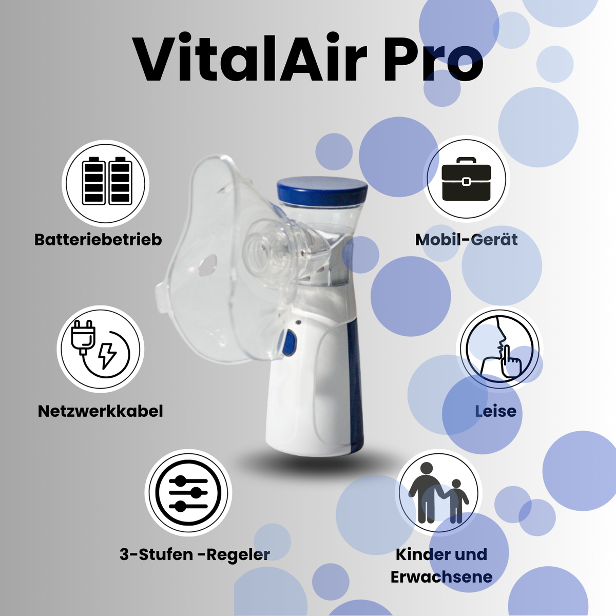 VitalAir Pro - Mobiles Inhaliergerät